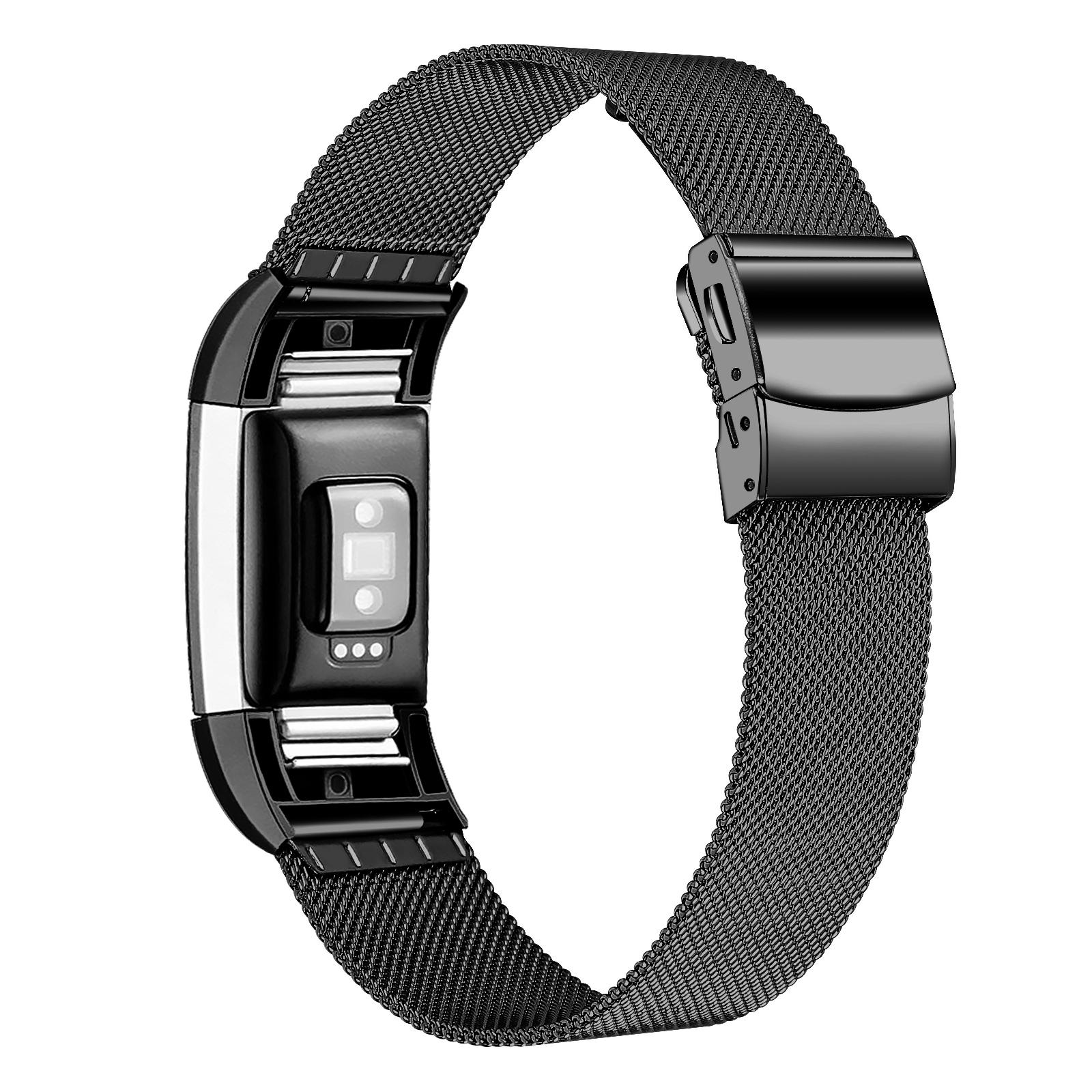 Ремінець для міланського браслета Fitbit Charge 2 з нержавіючої сталі Black
Ремінець для міланського браслета Fitbit Charge 2 з нержавіючої сталі Black