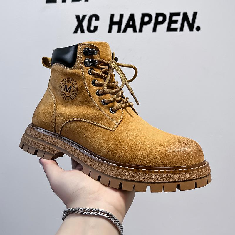 Осенние ботинки Мартин мужские с внутренней высотой, увеличивающей рост, в британском стиле, высокие, рабочие мужские ботинки средней высоты, универсальный тренд, ботинки цвета ревеня 6711-M 38 жёлтый
Осенние ботинки Мартин мужские с внутренней высотой, увеличивающей рост, в британском стиле, высокие, рабочие мужские ботинки средней высоты, универсальный тренд, ботинки цвета ревеня 6711-M 38 жёлтый