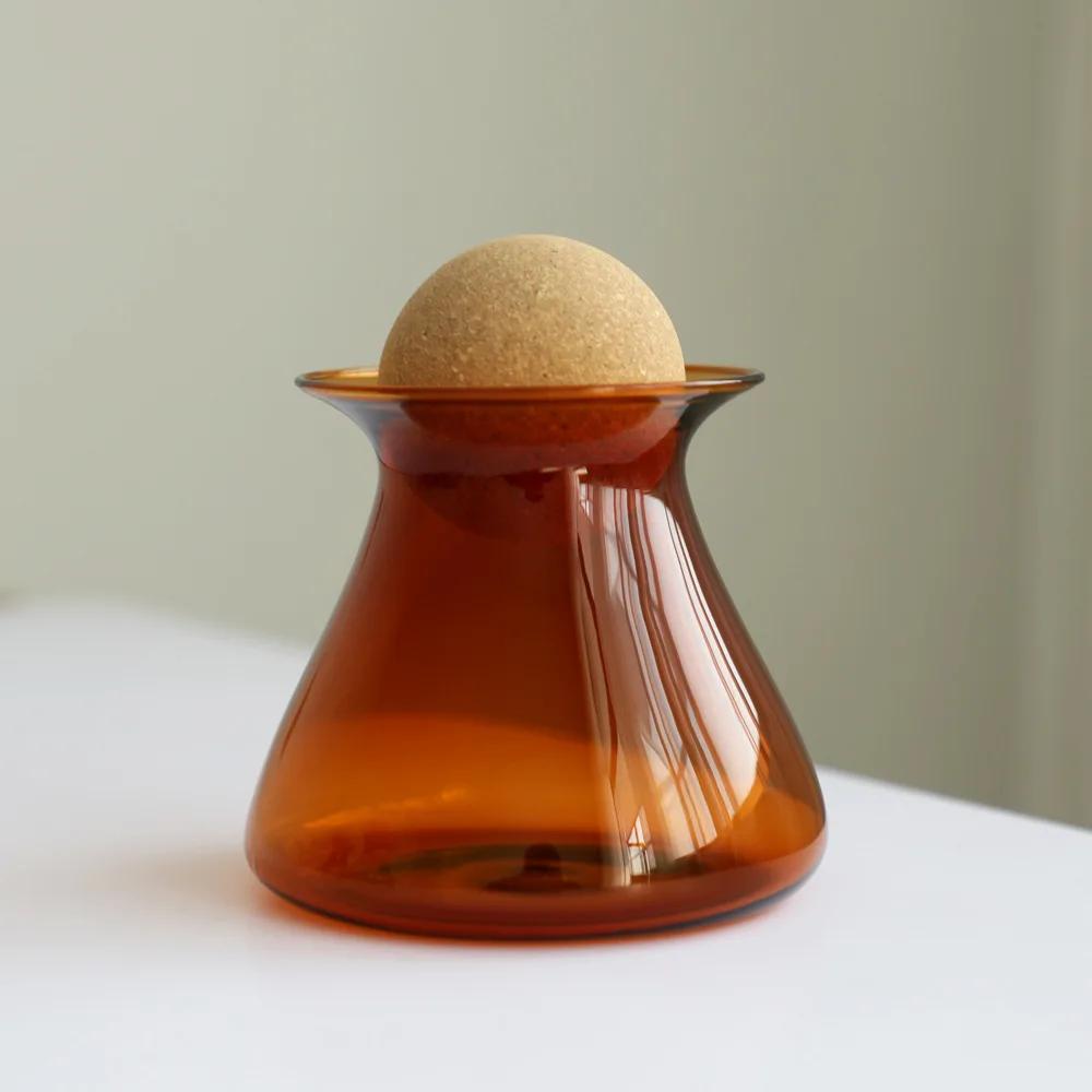 European Stained Glass Storage Jar Home Candy Nut Coffee Bean Storage Jar Cork Ball Glass Bottle Kitchen Airtight Container New
European Stained Glass Storage Jar Home Candy Nut Coffee Bean Storage Jar Cork Ball Glass Bottle Kitchen Airtight Container New
