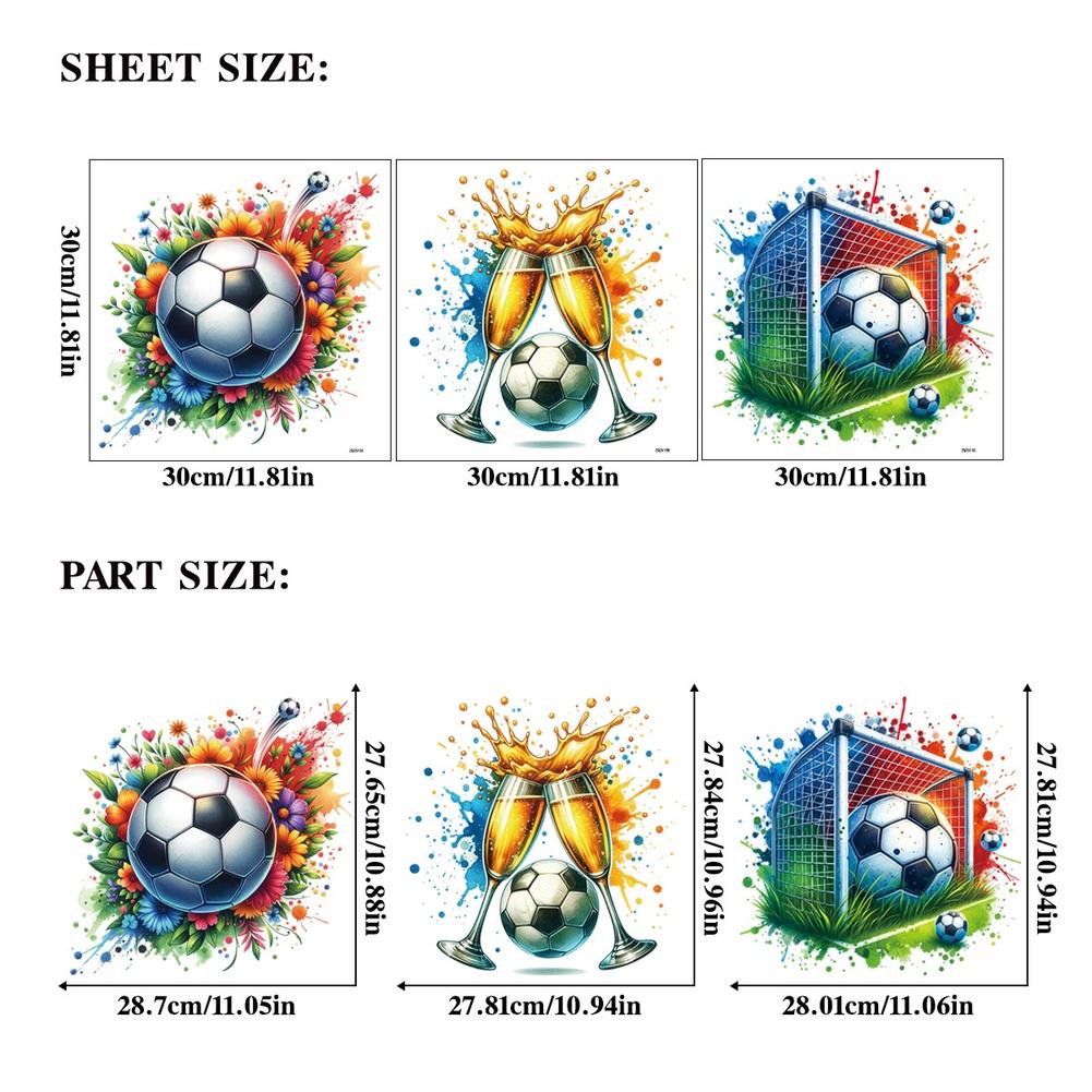 Soccer Football PVC Static Cling Wall Decals for Windows Walls and Smooth Surfaces Decorative Stickers Set of Three Pieces China Mainland
Soccer Football PVC Static Cling Wall Decals for Windows Walls and Smooth Surfaces Decorative Stickers Set of Three Pieces China Mainland
