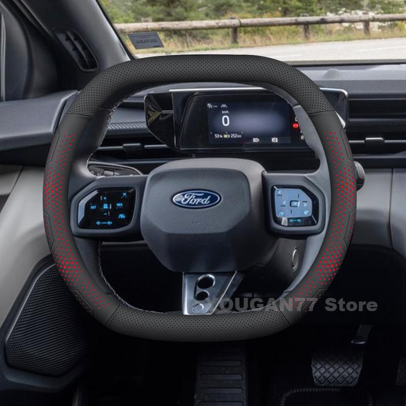 Leather Car Steering Wheel Cover For Ford Capri 2025 Double D-type Covers For Covers Auto interior Ford Capri Accessories 2025
Leather Car Steering Wheel Cover For Ford Capri 2025 Double D-type Covers For Covers Auto interior Ford Capri Accessories 2025