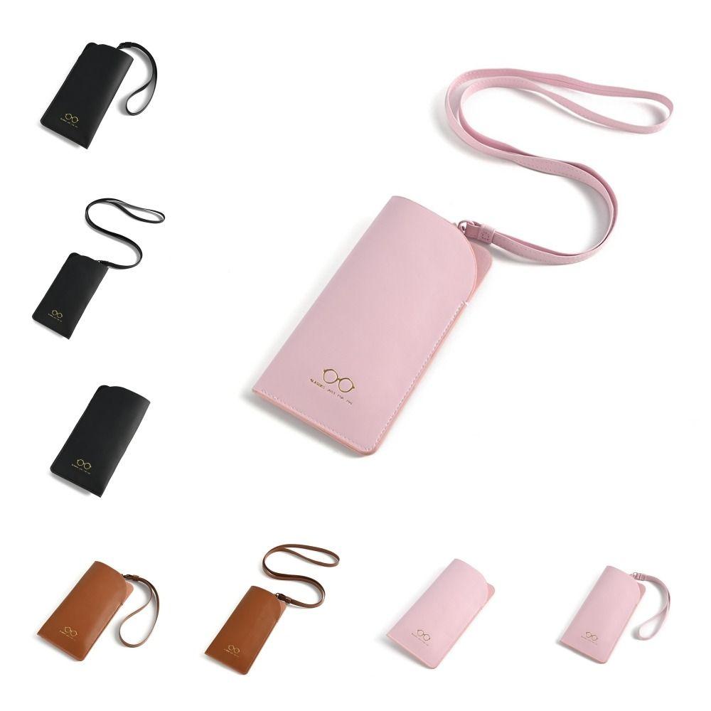 Pu Leather Glasses Storage Bag Portable Hanging Neck Eyeglasses Case Outdoor Pink-Style2
Pu Leather Glasses Storage Bag Portable Hanging Neck Eyeglasses Case Outdoor Pink-Style2