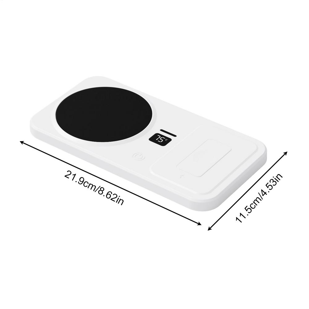 2in1 Coffee Mug Warmer Smart Wireless Charger Multi-functional Cup Heating Pad 3-Gear Temperature Warmer Coaster For Milk Water
2in1 Coffee Mug Warmer Smart Wireless Charger Multi-functional Cup Heating Pad 3-Gear Temperature Warmer Coaster For Milk Water