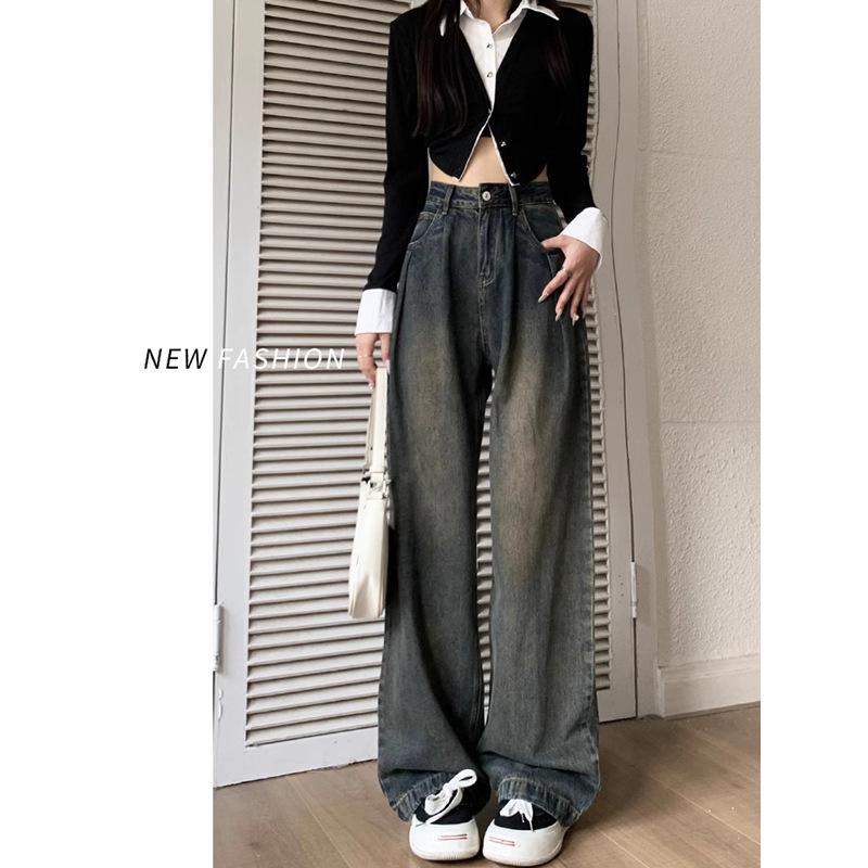 Women s 2024 Retro High-Waisted Wide-Leg Jeans with Velvet, Autumn/Winter Style, Lazy Fit. 3XL
Women s 2024 Retro High-Waisted Wide-Leg Jeans with Velvet, Autumn/Winter Style, Lazy Fit. 3XL