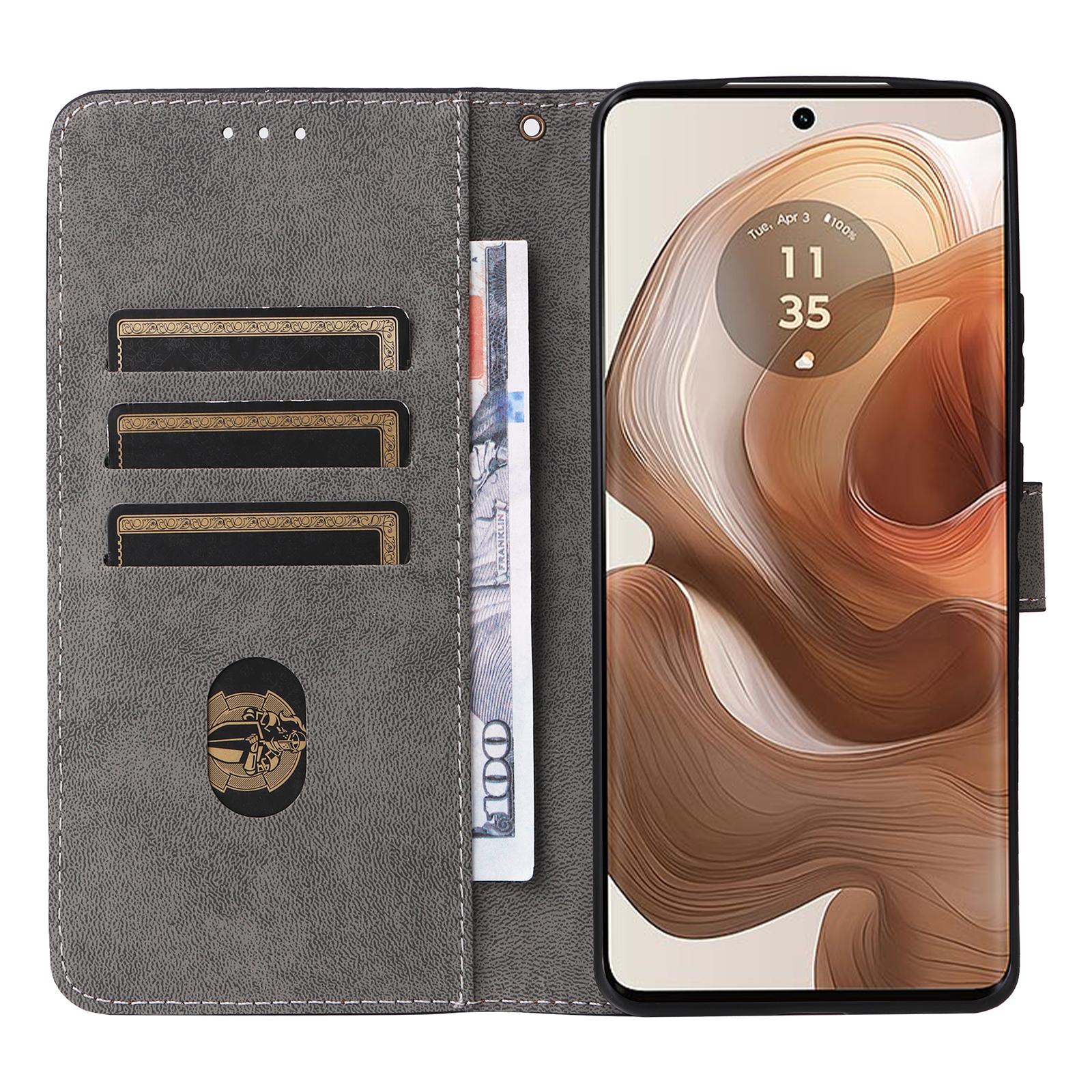 For Motorola Edge 50 Ultra 5G/Moto X50 Ultra 5G Phone Case Wallet PU Leather Flip Cover with RFID Blocking Black
For Motorola Edge 50 Ultra 5G/Moto X50 Ultra 5G Phone Case Wallet PU Leather Flip Cover with RFID Blocking Black