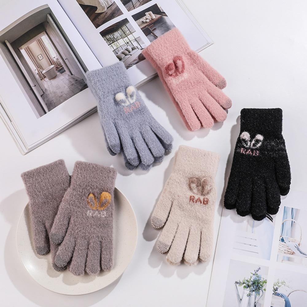 Keep Warm Windproof Outdoor Female Gloves Rabbit Ear All Finger Gloves Thick Mittens чёрный
Keep Warm Windproof Outdoor Female Gloves Rabbit Ear All Finger Gloves Thick Mittens чёрный
