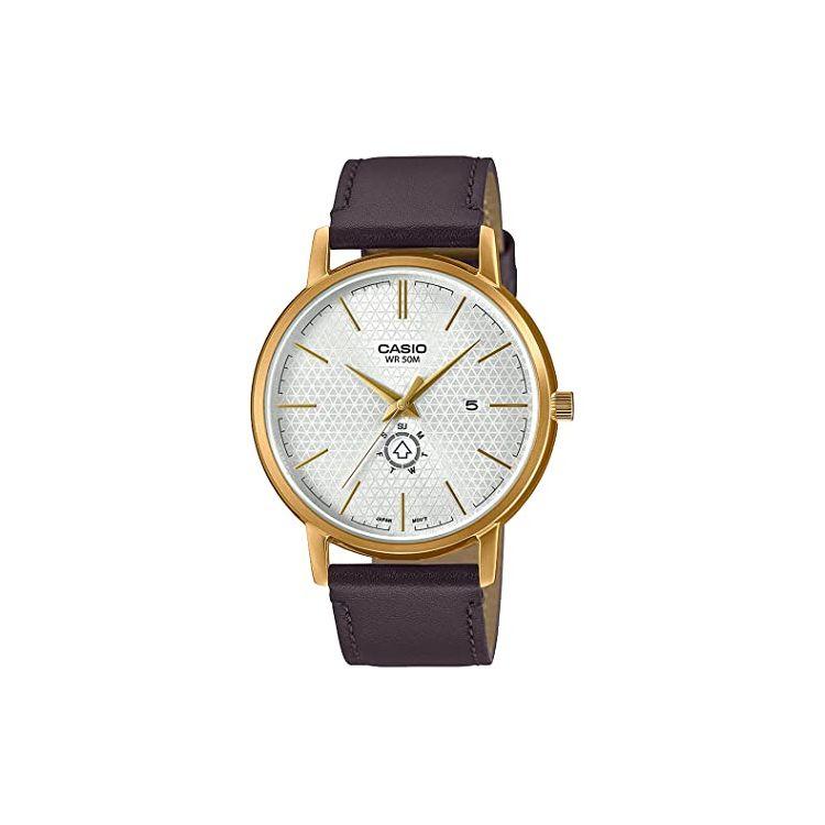 Casio Standard Series 50M Water Resistant Quartz Movement Genuine Leather Strap Watch Men watches Silver MTP-B125GL-7AV Silver Dial
Casio Standard Series 50M Water Resistant Quartz Movement Genuine Leather Strap Watch Men watches Silver MTP-B125GL-7AV Silver Dial
