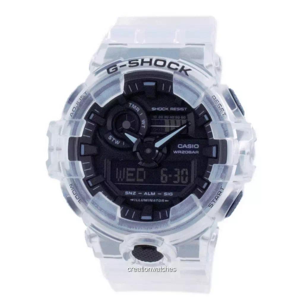 Аналоговые цифровые кварцевые мужские часы Casio G-Shock Transparent Pack GA-700SKE-7A GA700SKE-7 200M
Аналоговые цифровые кварцевые мужские часы Casio G-Shock Transparent Pack GA-700SKE-7A GA700SKE-7 200M
