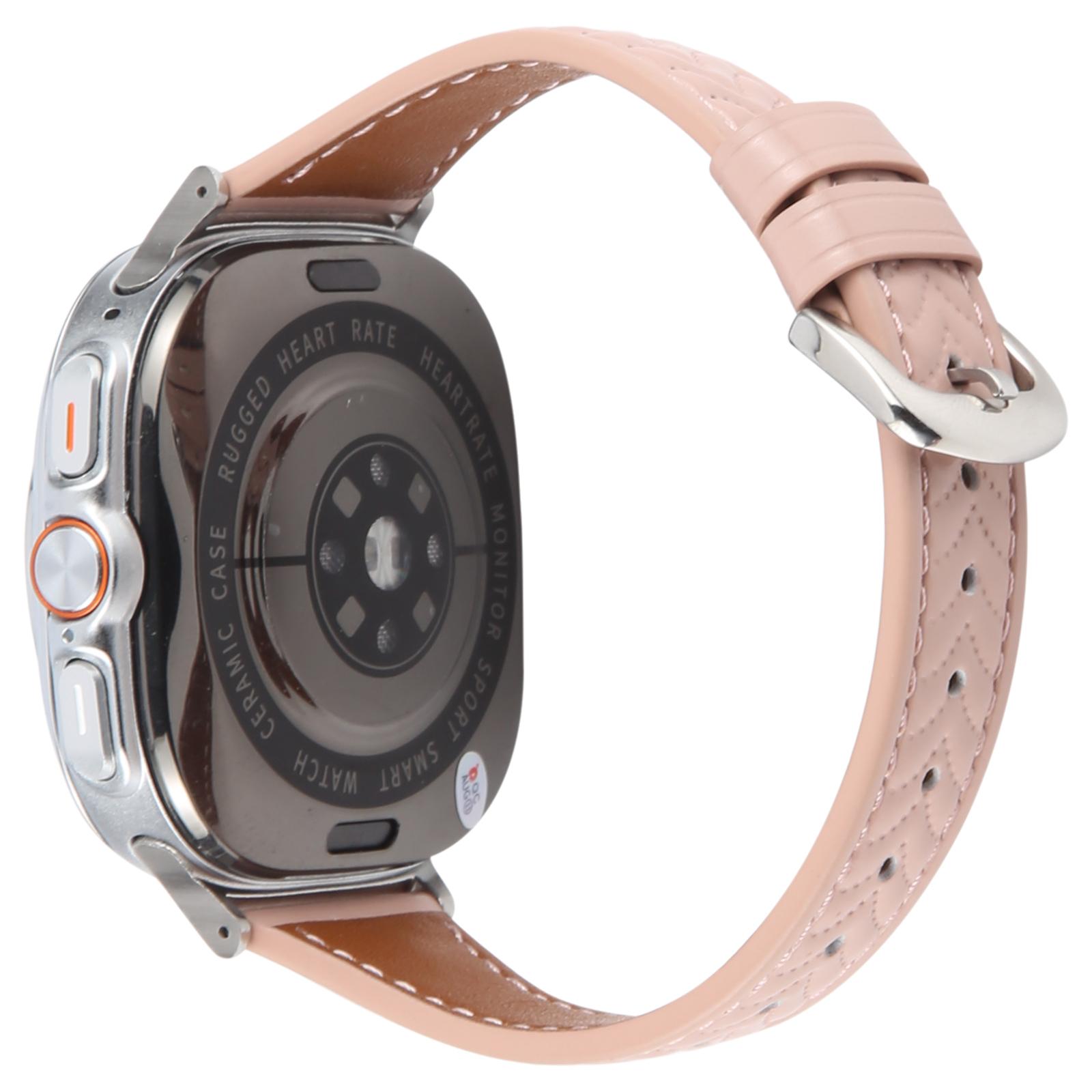 For Samsung Galaxy Watch Ultra 47mm Heart Pattern Embossed Watch Band Cowhide Leather Strap Pink
For Samsung Galaxy Watch Ultra 47mm Heart Pattern Embossed Watch Band Cowhide Leather Strap Pink