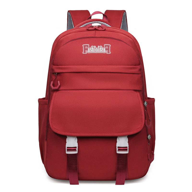 Новый школьный рюкзак для ученика средней школы, мужской и женский легкий рюкзак с защитой спины, большой вместимости, универсальный рюкзак для поездок на работу и учебу, с отделением для компьютера красный
Новый школьный рюкзак для ученика средней школы, мужской и женский легкий рюкзак с защитой спины, большой вместимости, универсальный рюкзак для поездок на работу и учебу, с отделением для компьютера красный