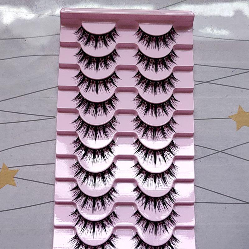 Xiaohongshu Little Devil Cartoon False Eyelashes - 10 Pairs of Curled, Dense Eyelashes in European & American Style, Thai Makeup Inspired 12mm
Xiaohongshu Little Devil Cartoon False Eyelashes - 10 Pairs of Curled, Dense Eyelashes in European & American Style, Thai Makeup Inspired 12mm