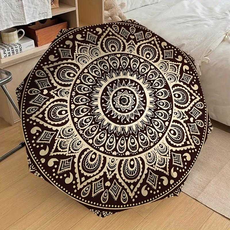Gold Mandala Themed Folding Umbrella Fashion Auto-Open 8 Iron Ribs Plastic Handle Foldable Sunshade Perfect Christmas Gifts
Gold Mandala Themed Folding Umbrella Fashion Auto-Open 8 Iron Ribs Plastic Handle Foldable Sunshade Perfect Christmas Gifts