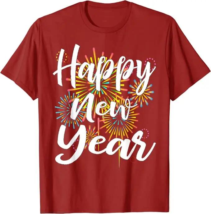 New Years Eve Happy New Year 2025 Gift Fireworks T-Shirt for Women Men Family Matching Outfits Cute Present Aesthetic Clothes S
New Years Eve Happy New Year 2025 Gift Fireworks T-Shirt for Women Men Family Matching Outfits Cute Present Aesthetic Clothes S