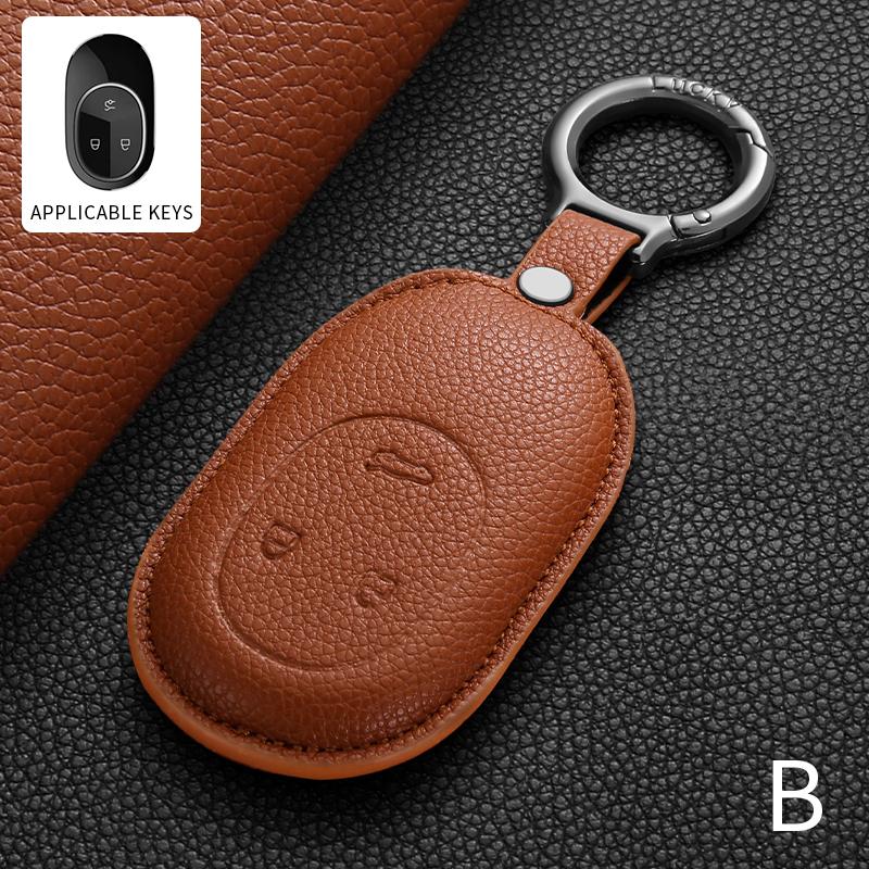 Leather Car Key Case Cover For Wei Lai NIO ET5 ET7 ET9 EC6 EC7 ES6 ES7 ES8 ET5T EVE EP9 Car Key Protector Decorative Accessories
Leather Car Key Case Cover For Wei Lai NIO ET5 ET7 ET9 EC6 EC7 ES6 ES7 ES8 ET5T EVE EP9 Car Key Protector Decorative Accessories