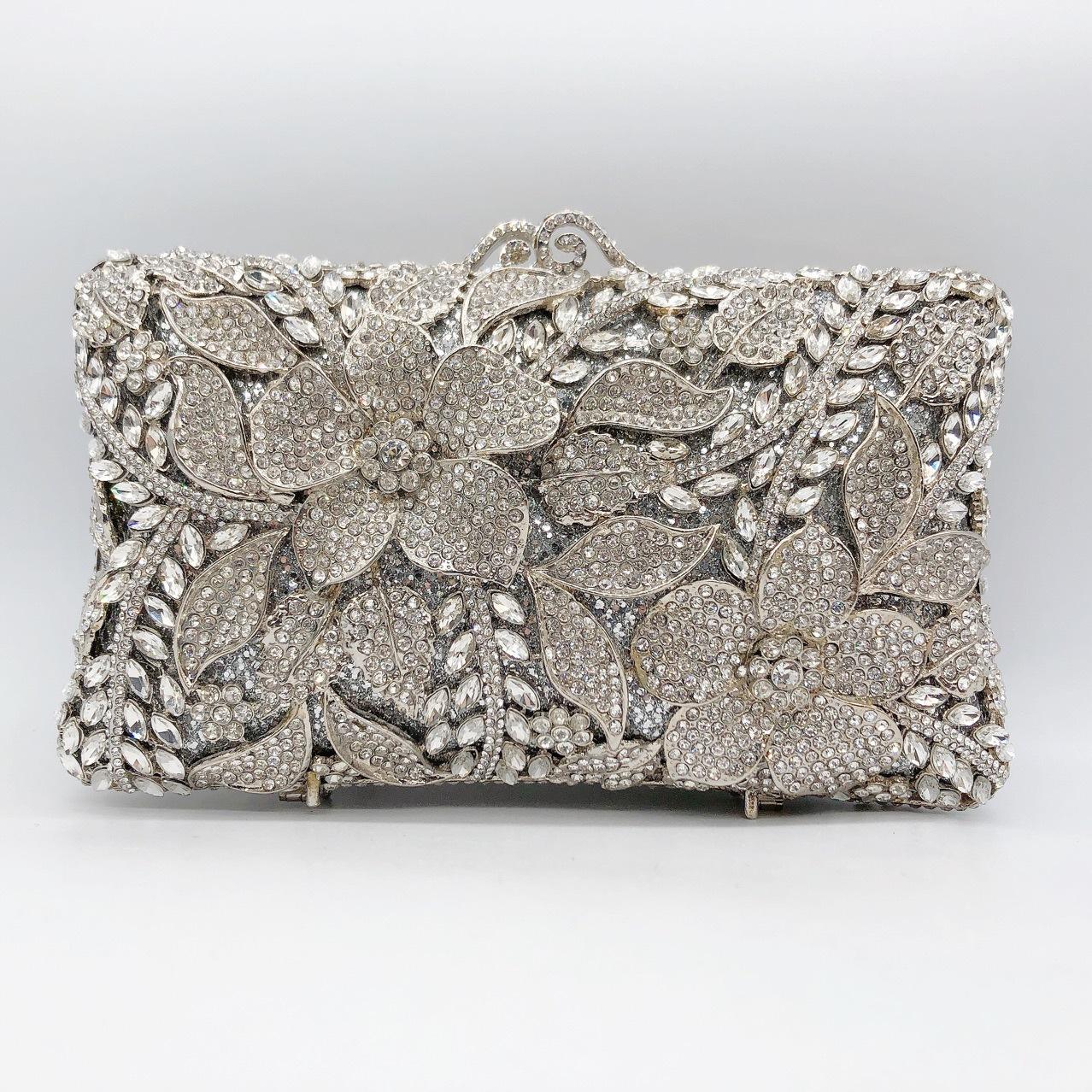 White/Gold Crystal Evening Flower Bag Purses Diamond Wedding Clutches WHTUOHENG Rhinestone Bridal Party Purse Prom Handbags 19cmX11cmX5cm
White/Gold Crystal Evening Flower Bag Purses Diamond Wedding Clutches WHTUOHENG Rhinestone Bridal Party Purse Prom Handbags 19cmX11cmX5cm