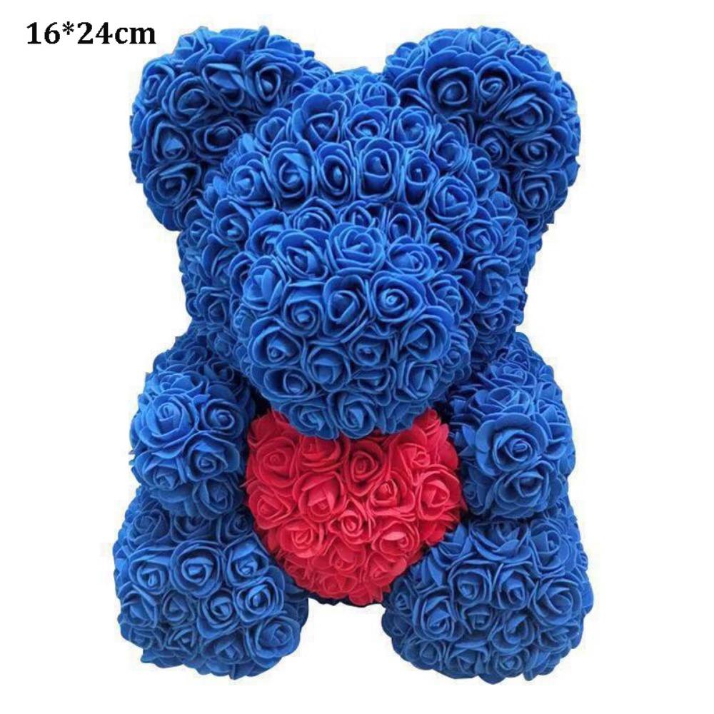 16*24cm Artificial Teddy Rose Multicolors Romantic Valentines Day Gift Girlfriend Women Anniversary Bear Flower Bear
16*24cm Artificial Teddy Rose Multicolors Romantic Valentines Day Gift Girlfriend Women Anniversary Bear Flower Bear
