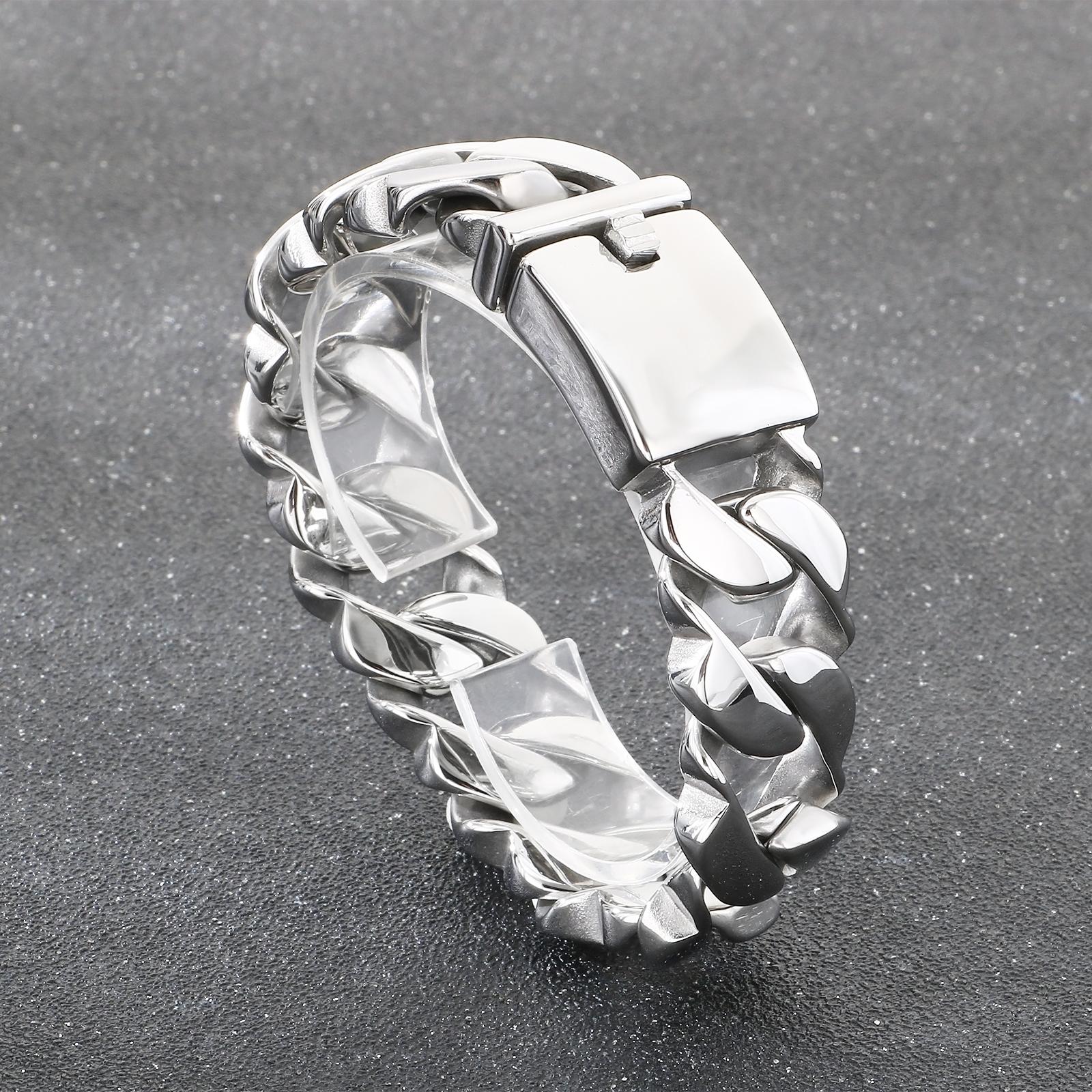 Fongten 20mm Affordable Luxury Wide Cuban Chain Men s Hip Hop Stainless Steel Bracelet Everyday Accessories Jewelry Gift 21.5cm
Fongten 20mm Affordable Luxury Wide Cuban Chain Men s Hip Hop Stainless Steel Bracelet Everyday Accessories Jewelry Gift 21.5cm