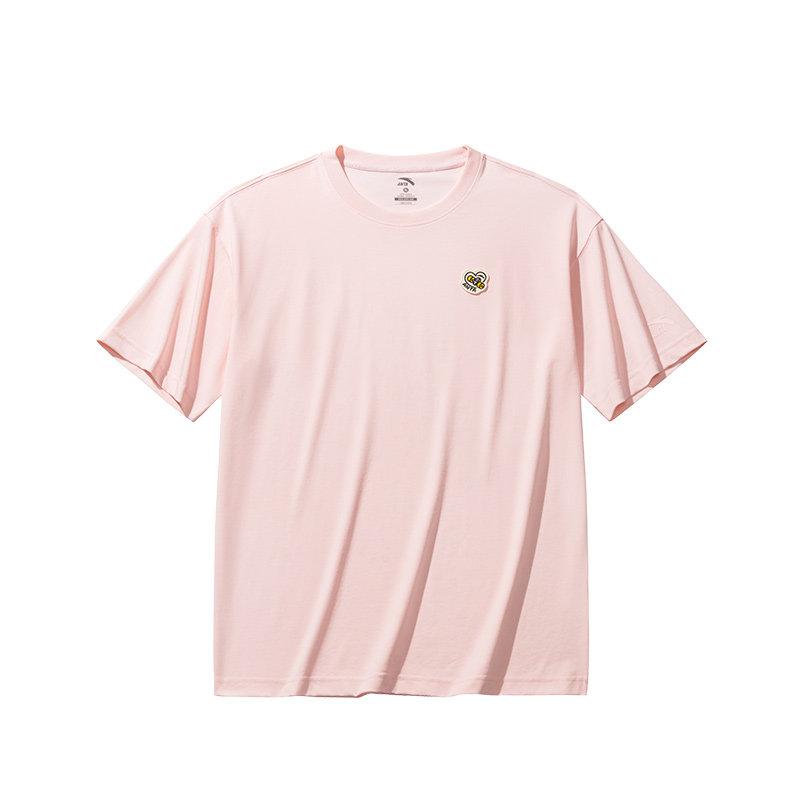 Anta Comfortable Breathable Solid Color Round Neck Casual Short Sleeve T-Shirt Unisex Tops Ice-Cream-Pink 972528116-3 S
Anta Comfortable Breathable Solid Color Round Neck Casual Short Sleeve T-Shirt Unisex Tops Ice-Cream-Pink 972528116-3 S