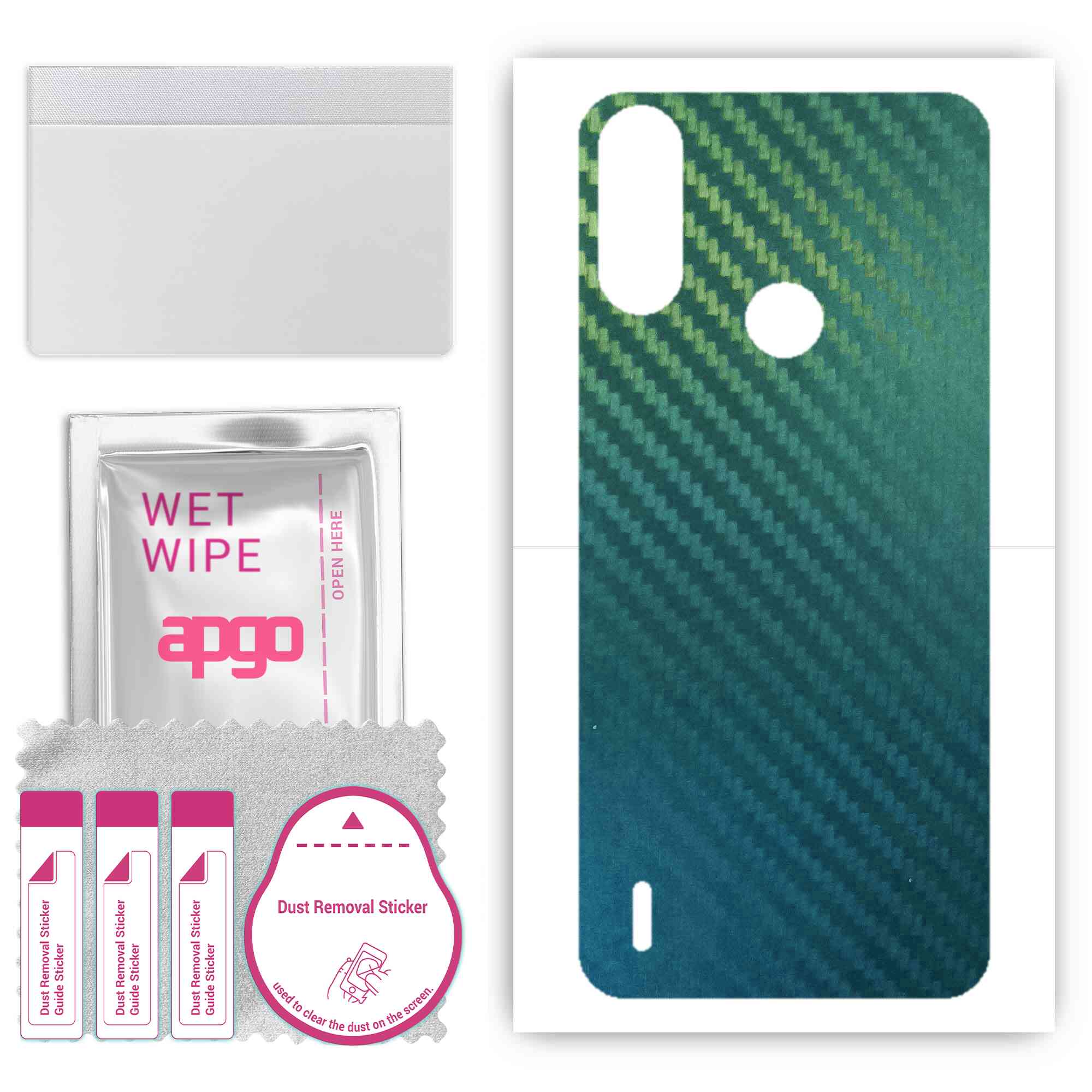 Apgo Protective Skin Sticker for the back compatible with Motorola Moto E7 Power, Wrap Film, Foil, Vinyl - Pattern Carbon Chameleon CAKA1
Apgo Protective Skin Sticker for the back compatible with Motorola Moto E7 Power, Wrap Film, Foil, Vinyl - Pattern Carbon Chameleon CAKA1