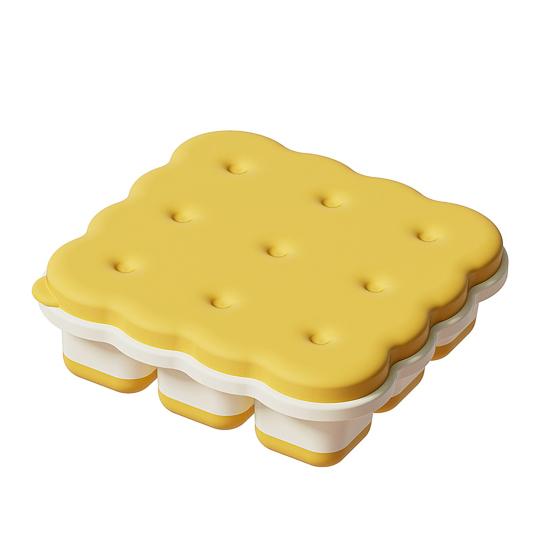 Biscuit-Shaped Ice Cube Tray with Lid Silicone Ice Mold for Fruit Ice Yogurt Coffee Ice Food Puree Freezer Safe Stackable Kitchen Gadget жёлтый
Biscuit-Shaped Ice Cube Tray with Lid Silicone Ice Mold for Fruit Ice Yogurt Coffee Ice Food Puree Freezer Safe Stackable Kitchen Gadget жёлтый