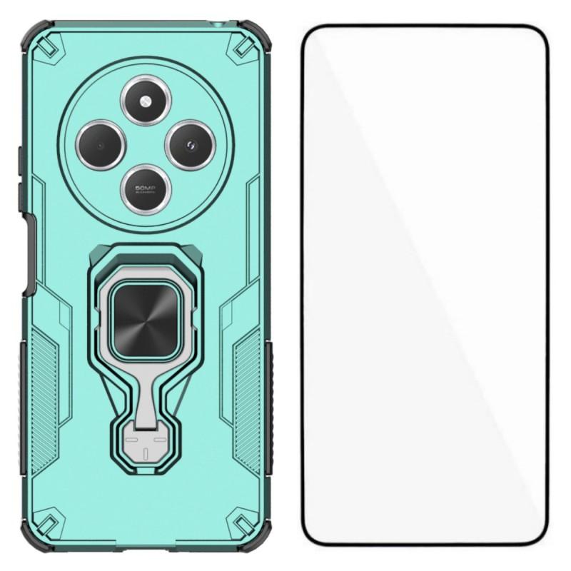 For Xiaomi Redmi 14C 4G/Xiaomi Redmi 14R 5G Phone Case WANLONFENG PC TPU Back Cover Kickstand with Tempered Glass Green
For Xiaomi Redmi 14C 4G/Xiaomi Redmi 14R 5G Phone Case WANLONFENG PC TPU Back Cover Kickstand with Tempered Glass Green