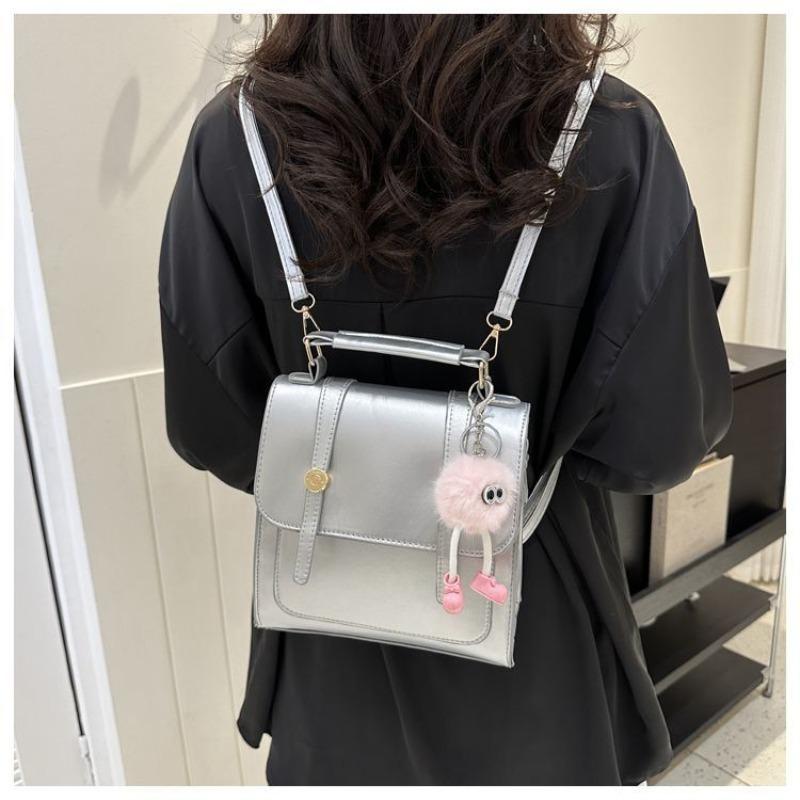 Women s bag British retro backpack Women s new trendy student backpack Multifunctional schoolbag Portable travel bag single bag срібний
Women s bag British retro backpack Women s new trendy student backpack Multifunctional schoolbag Portable travel bag single bag срібний