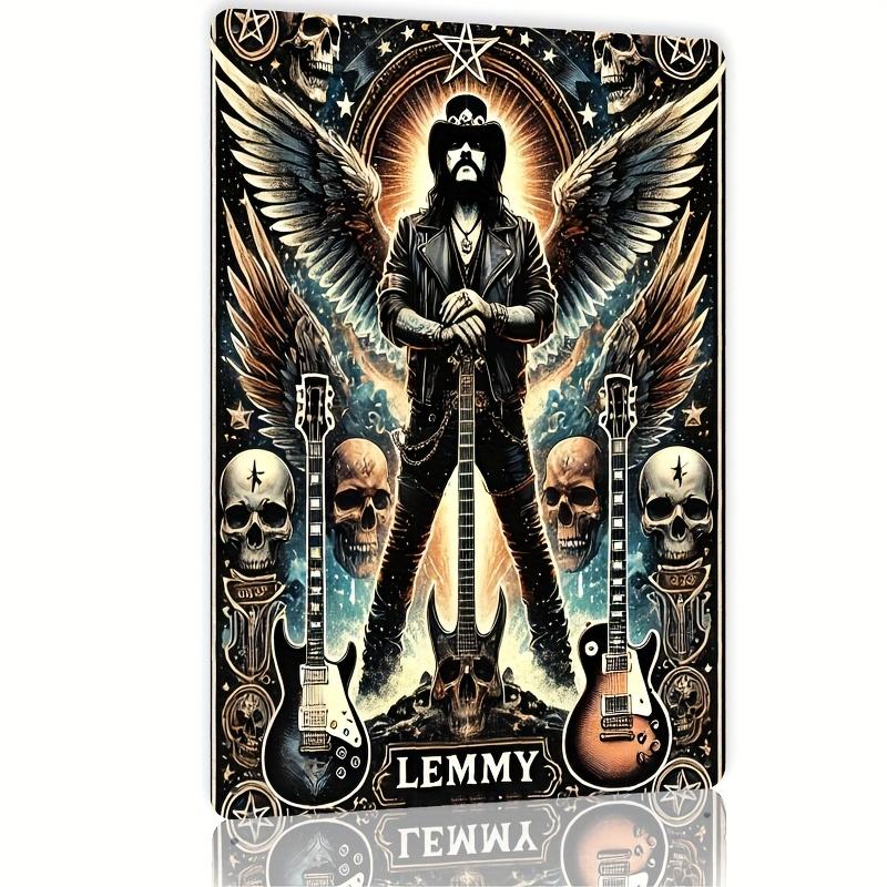 Lemmy Metal Wall Art Retro Tin Sign with Angel Wings Skulls for Bars Cafes Beach Villas Backyard Farmhouses 20x30cm(7.8x11.8inch)
Lemmy Metal Wall Art Retro Tin Sign with Angel Wings Skulls for Bars Cafes Beach Villas Backyard Farmhouses 20x30cm(7.8x11.8inch)