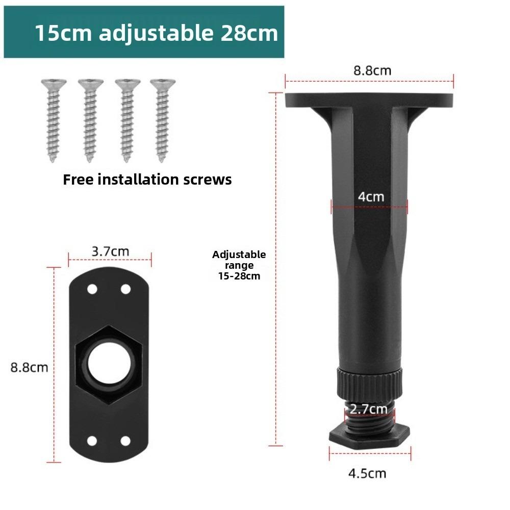 Регулируемые по высоте ножки-опоры для каркаса кровати, ПП ножки-опоры для ламелей кровати для дивана/комода/стула/шкафа Height 15 to 28cm
Регулируемые по высоте ножки-опоры для каркаса кровати, ПП ножки-опоры для ламелей кровати для дивана/комода/стула/шкафа Height 15 to 28cm