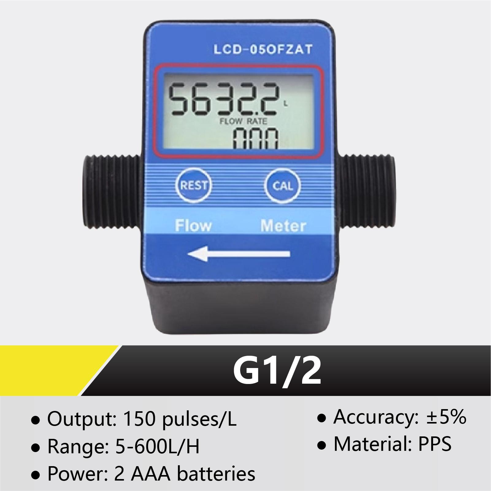 G1/2 G3/4 Gear Digital Flow Meter LCD Inline Water Oil Milk Liquid Flow Sensor Industrial Food Grade Chemical Irrigation G1-2
G1/2 G3/4 Gear Digital Flow Meter LCD Inline Water Oil Milk Liquid Flow Sensor Industrial Food Grade Chemical Irrigation G1-2