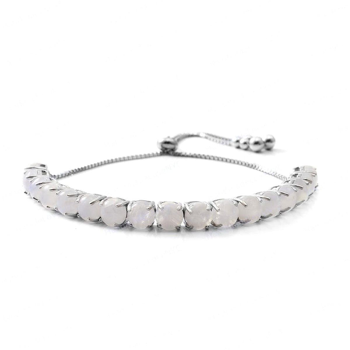 Moonstone Tennis Bracelet - 925 Sterling Silver
Moonstone Tennis Bracelet - 925 Sterling Silver