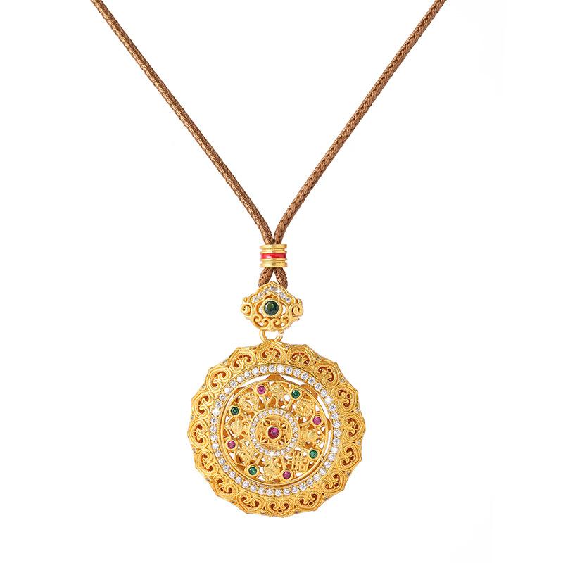 Jin Yan Gold Store Has The Same Strong Color Retention Ancient Gold Plating Guochao Inlaid Zirconium Rotatable Eight Treasures Compass Collarbone
Jin Yan Gold Store Has The Same Strong Color Retention Ancient Gold Plating Guochao Inlaid Zirconium Rotatable Eight Treasures Compass Collarbone