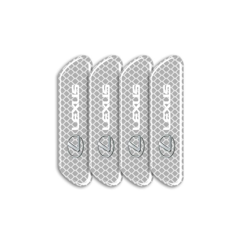 4PCS/set Car Reflective Strips Warning 3D Stickers Car Styling For Lexus CT200H GX400 GX460 IS250 IS300C RX270 ES240 ES350 LS460 срібний
4PCS/set Car Reflective Strips Warning 3D Stickers Car Styling For Lexus CT200H GX400 GX460 IS250 IS300C RX270 ES240 ES350 LS460 срібний