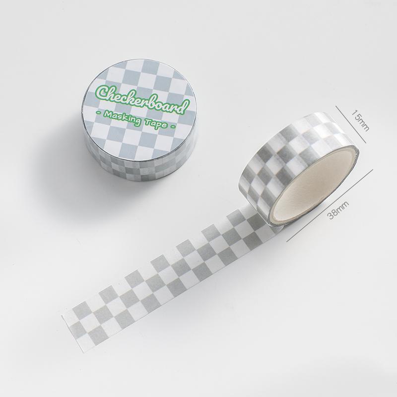 1pcs Checkerboard Masking Tape 15mm Multi Color Check Paper Washi Tape School Decoration Stickers for Diary Album A6996 сірий колір
1pcs Checkerboard Masking Tape 15mm Multi Color Check Paper Washi Tape School Decoration Stickers for Diary Album A6996 сірий колір