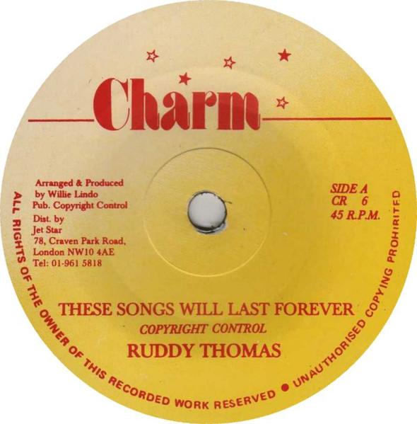 7-дюймовая пластинка RUDDY THOMAS These Songs Will Last Forever CR6 Charm UK Reggae Ska Dub Б/у
7-дюймовая пластинка RUDDY THOMAS These Songs Will Last Forever CR6 Charm UK Reggae Ska Dub Б/у