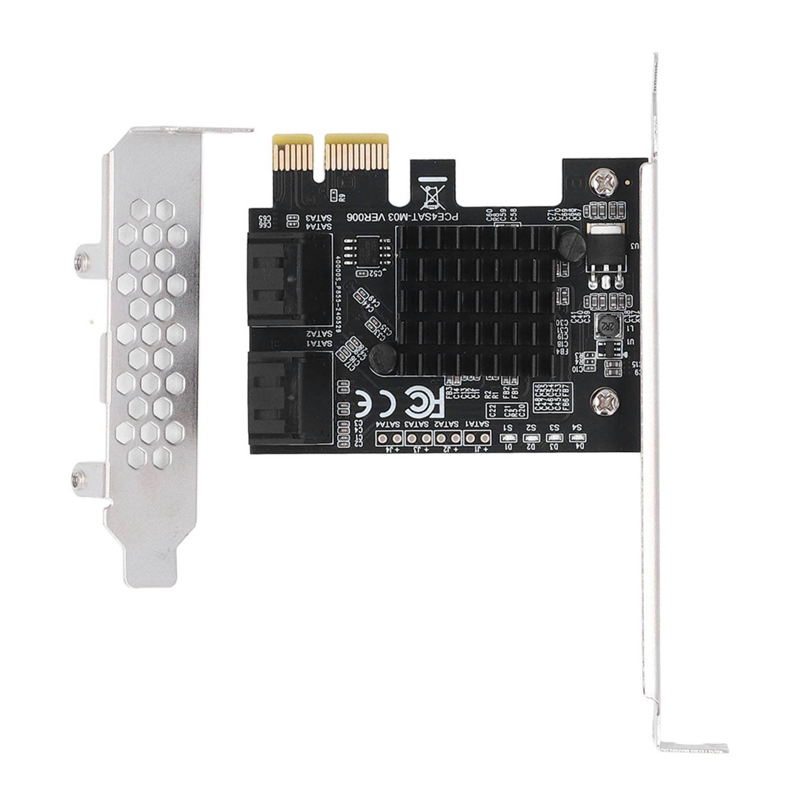 SATA3.0 Expansion Card Professional Plug and Play SATA3.0 to PCIE 4 Port 6G Adapter Card Hard Disk
SATA3.0 Expansion Card Professional Plug and Play SATA3.0 to PCIE 4 Port 6G Adapter Card Hard Disk