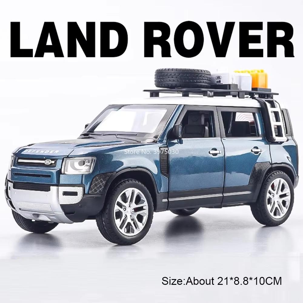 1:24 Модель-іграшка Land Rover Defender 110 Двері, що відкриваються Моделі Іграшки Звук Світло Позашляховик Найкращі Прикраси Подарунки для Хлопчиків
1:24 Модель-іграшка Land Rover Defender 110 Двері, що відкриваються Моделі Іграшки Звук Світло Позашляховик Найкращі Прикраси Подарунки для Хлопчиків