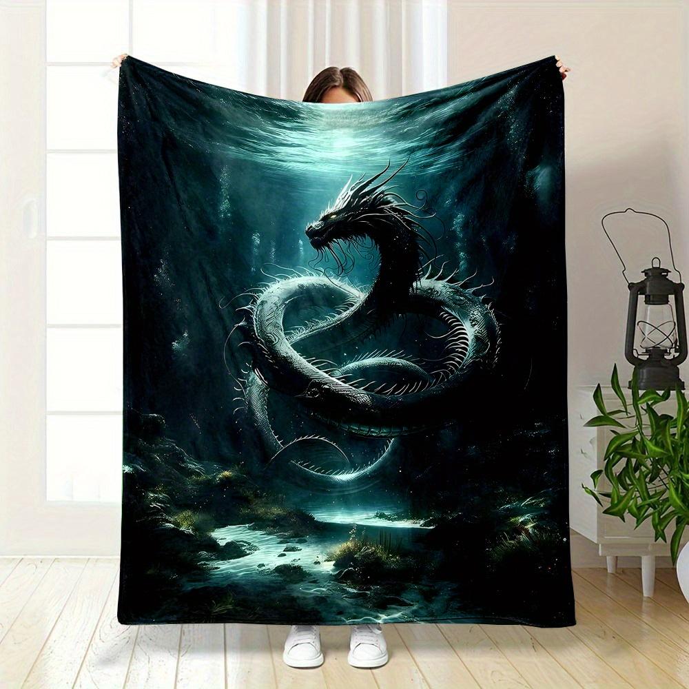 Cozy Dragon Print Flannel Throw Blanket - Ultra-Soft, Reversible, and Machine Washable for All Seasons - Perfect for Bed, Sofa, 75cmx90cm
Cozy Dragon Print Flannel Throw Blanket - Ultra-Soft, Reversible, and Machine Washable for All Seasons - Perfect for Bed, Sofa, 75cmx90cm