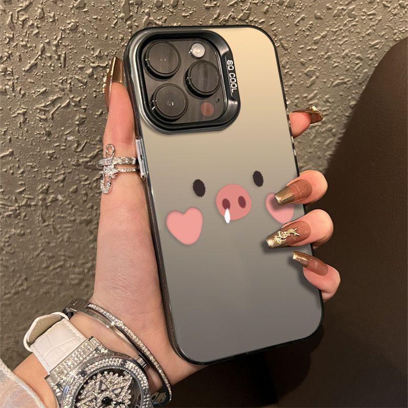 Совместимый милый чехол для телефона с поросенком для iPhone 11/12/13/14/15 Pro/Max iPhone 14 Pro
Совместимый милый чехол для телефона с поросенком для iPhone 11/12/13/14/15 Pro/Max iPhone 14 Pro