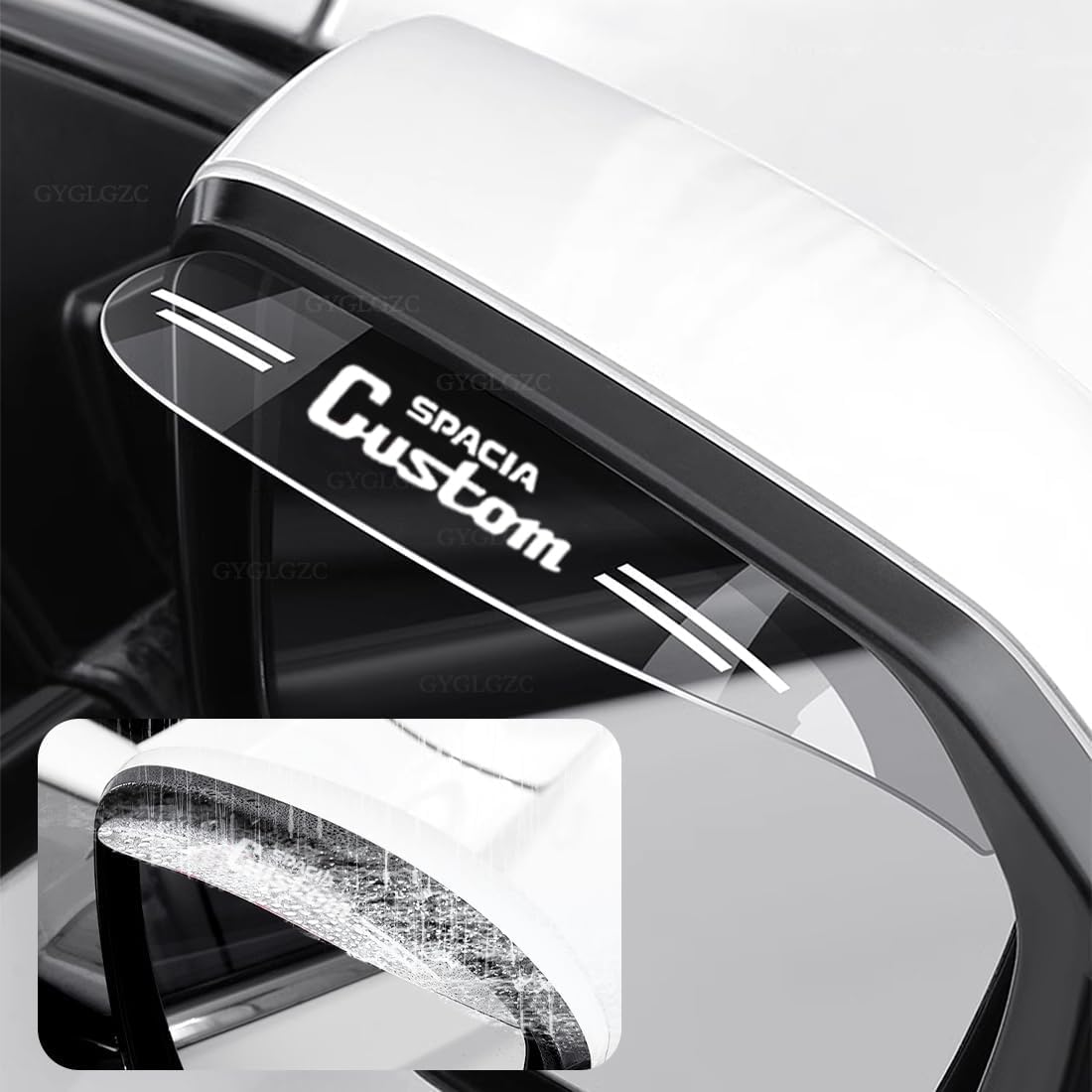 Side Mirror, Rain and Snow Prevention Shield, Spacia For All Series, Protective Cover, Exterior spacia
Side Mirror, Rain and Snow Prevention Shield, Spacia For All Series, Protective Cover, Exterior spacia