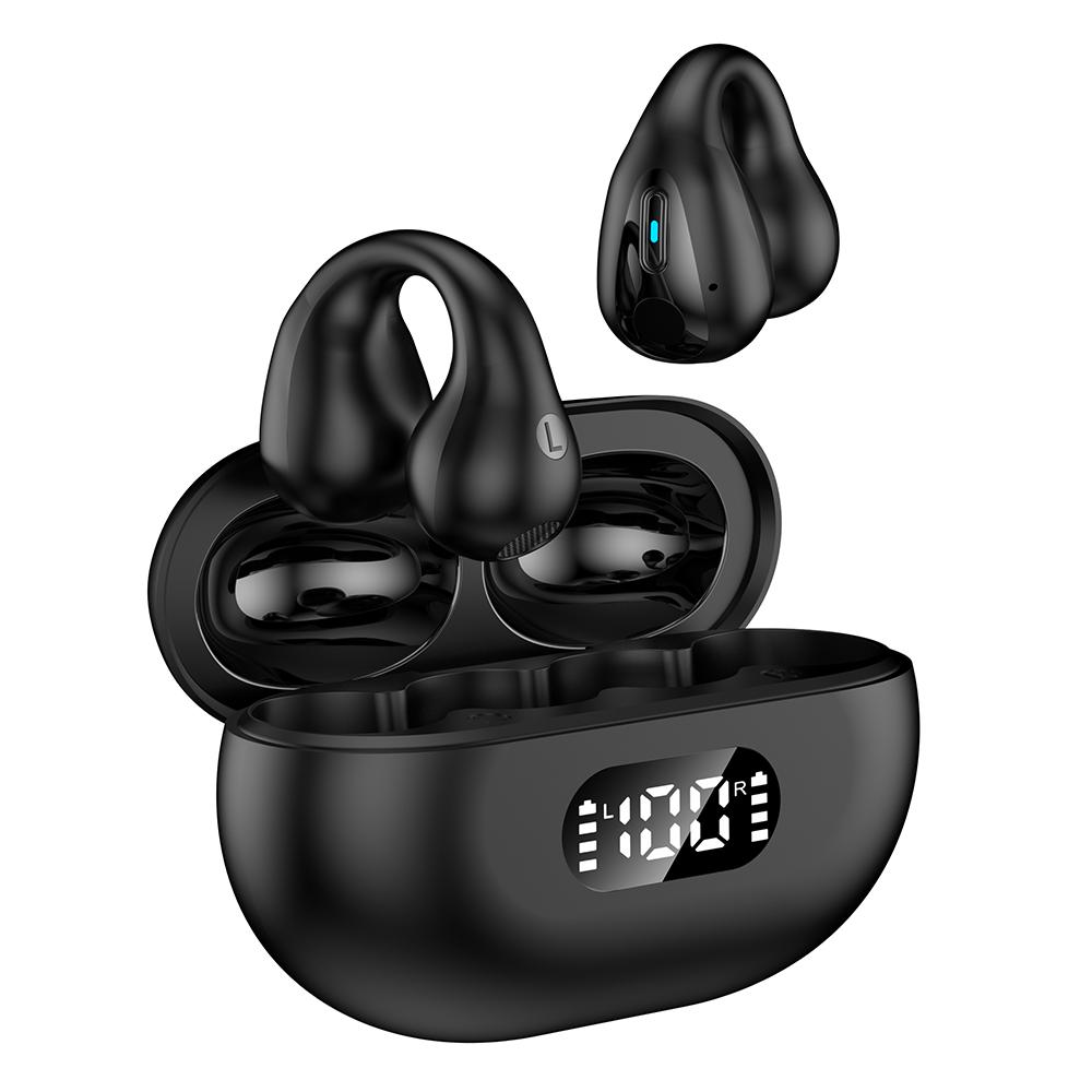 R15 Bluetooth-compatible 5.3 Ear Clip HiFi Earphone Touch Control Music Gaming Headset White
R15 Bluetooth-compatible 5.3 Ear Clip HiFi Earphone Touch Control Music Gaming Headset White
