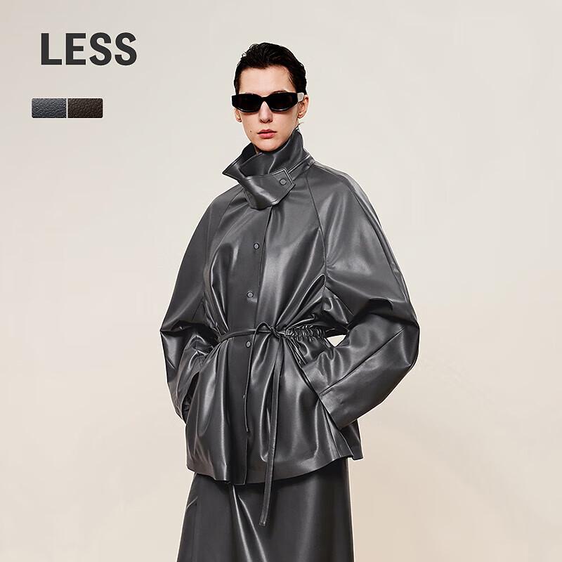 LESS 2024 Winter Loose Faux Leather Lapel Jacket M
LESS 2024 Winter Loose Faux Leather Lapel Jacket M