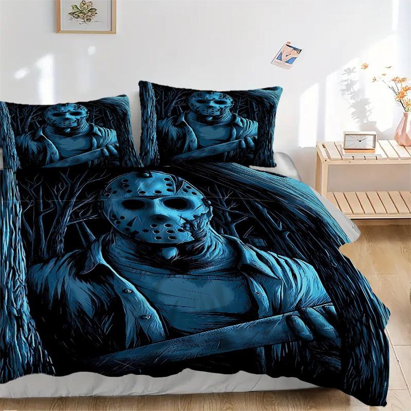 3pcs Horror Mask Chainsaw Duvet Cover Set, 1 Duvet Cover + 2 Pillowcases (No Insert), High-Definition Print, Home & Dorm Set yy251208025 135x200cm
3pcs Horror Mask Chainsaw Duvet Cover Set, 1 Duvet Cover + 2 Pillowcases (No Insert), High-Definition Print, Home & Dorm Set yy251208025 135x200cm