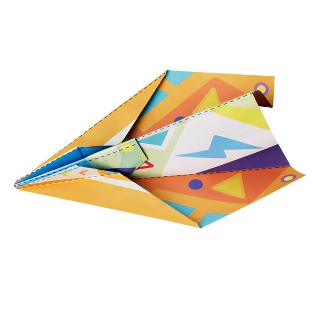 Montessori Handmade Colored Paper Set Paper Versatile Paper Aircraft Toy Parent-child interaction Style A
Montessori Handmade Colored Paper Set Paper Versatile Paper Aircraft Toy Parent-child interaction Style A