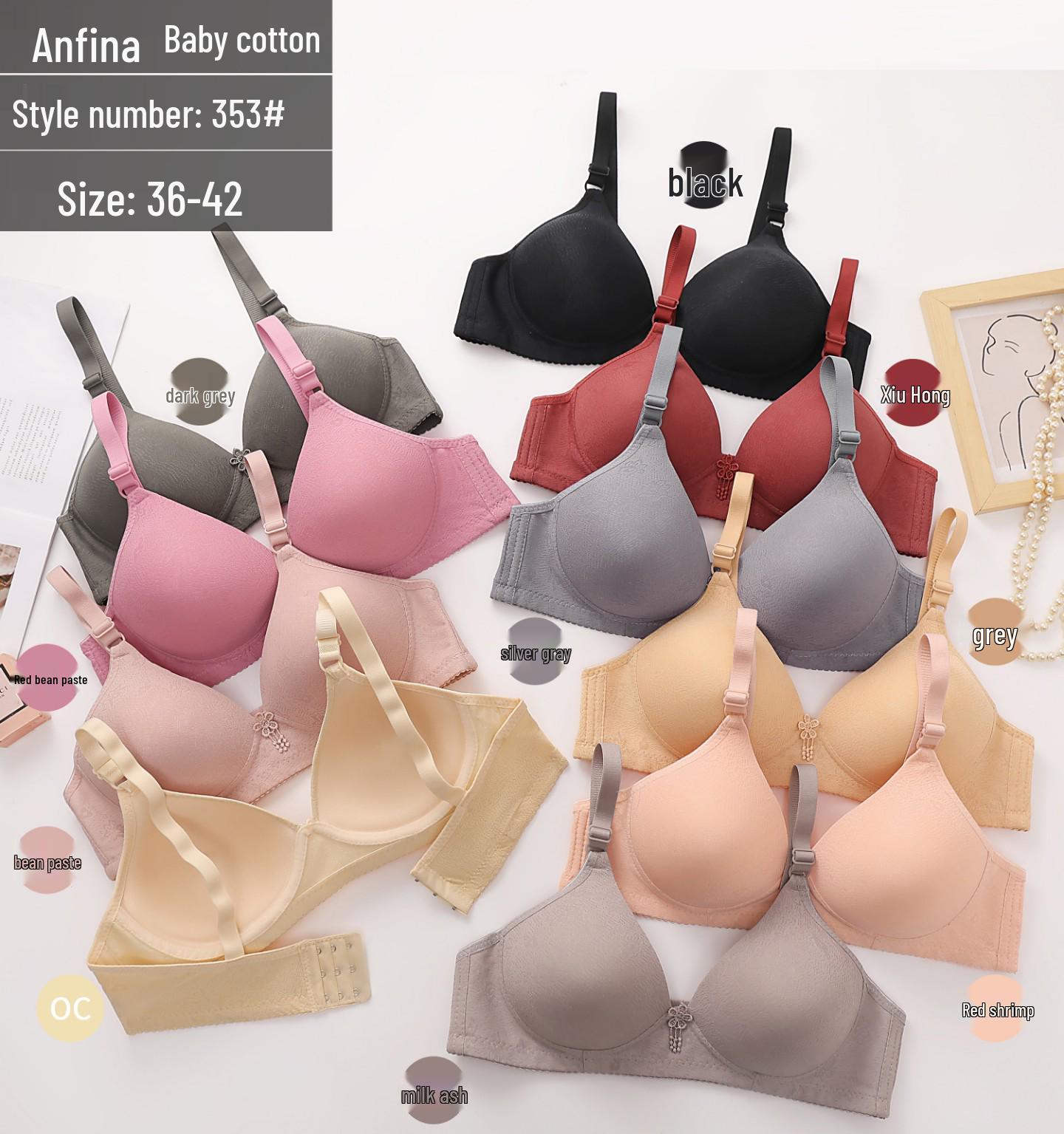 Бюстгальтер жакардовый без косточек большого размера для женщин среднего и пожилого возраста 42/95B
Бюстгальтер жакардовый без косточек большого размера для женщин среднего и пожилого возраста 42/95B