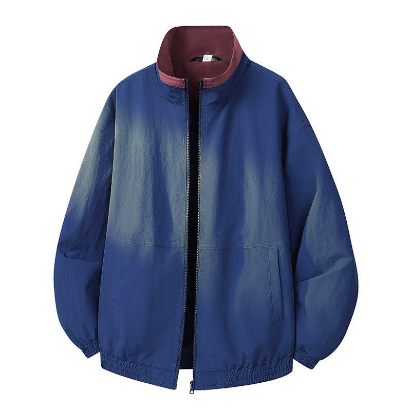 Unisex Retro Color Block Lapel Jacket for Spring/Autumn 2026 - No-Hood Baseball Style 3X-Large темно-синий
Unisex Retro Color Block Lapel Jacket for Spring/Autumn 2026 - No-Hood Baseball Style 3X-Large темно-синий