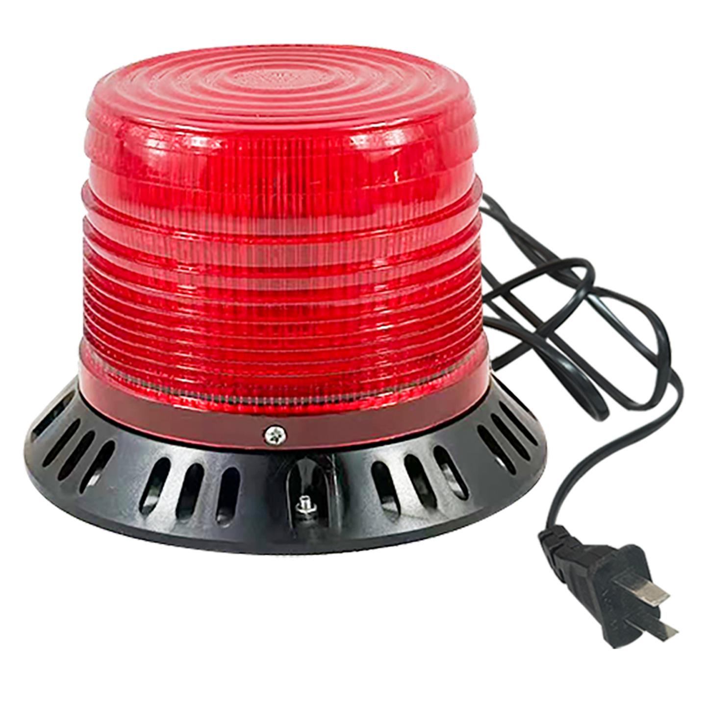 220V Plug-in Red & Blue Strobe Roadblock Light with Magnetic Mount
220V Plug-in Red & Blue Strobe Roadblock Light with Magnetic Mount