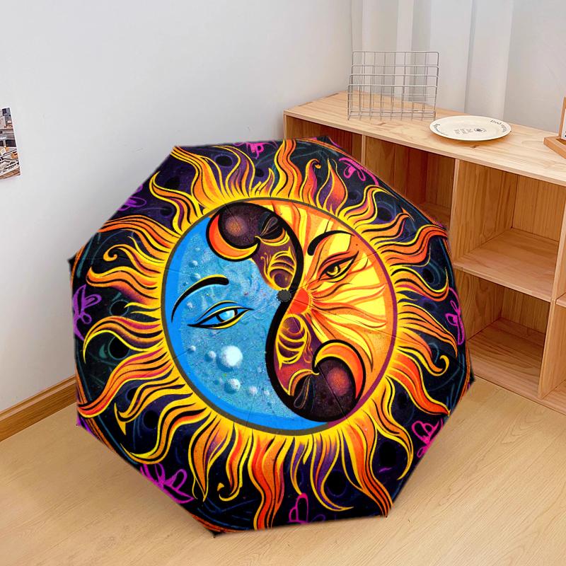 1 PC Automatic Folding Umbrella - Lovely Sun Pattern, Portable & Foldable Design with 8 Ribs, Christmas Birthday Gifts
1 PC Automatic Folding Umbrella - Lovely Sun Pattern, Portable & Foldable Design with 8 Ribs, Christmas Birthday Gifts