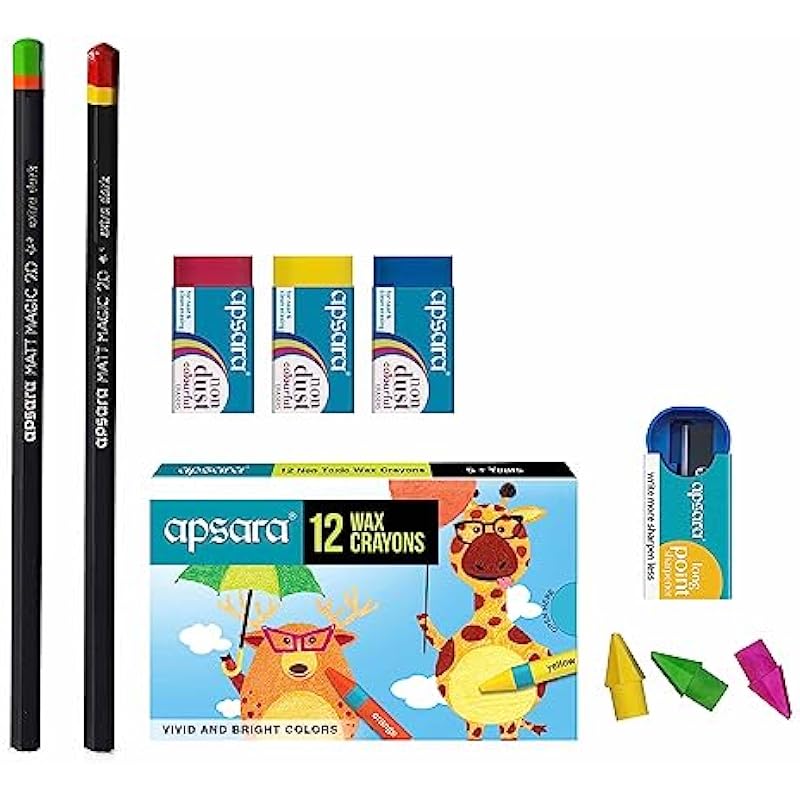 Apsara Joy Kit | A Complete Collection of Stationery Kit| An ideal option for gifting & personal use |All Stationery Kit 0 синий
Apsara Joy Kit | A Complete Collection of Stationery Kit| An ideal option for gifting & personal use |All Stationery Kit 0 синий