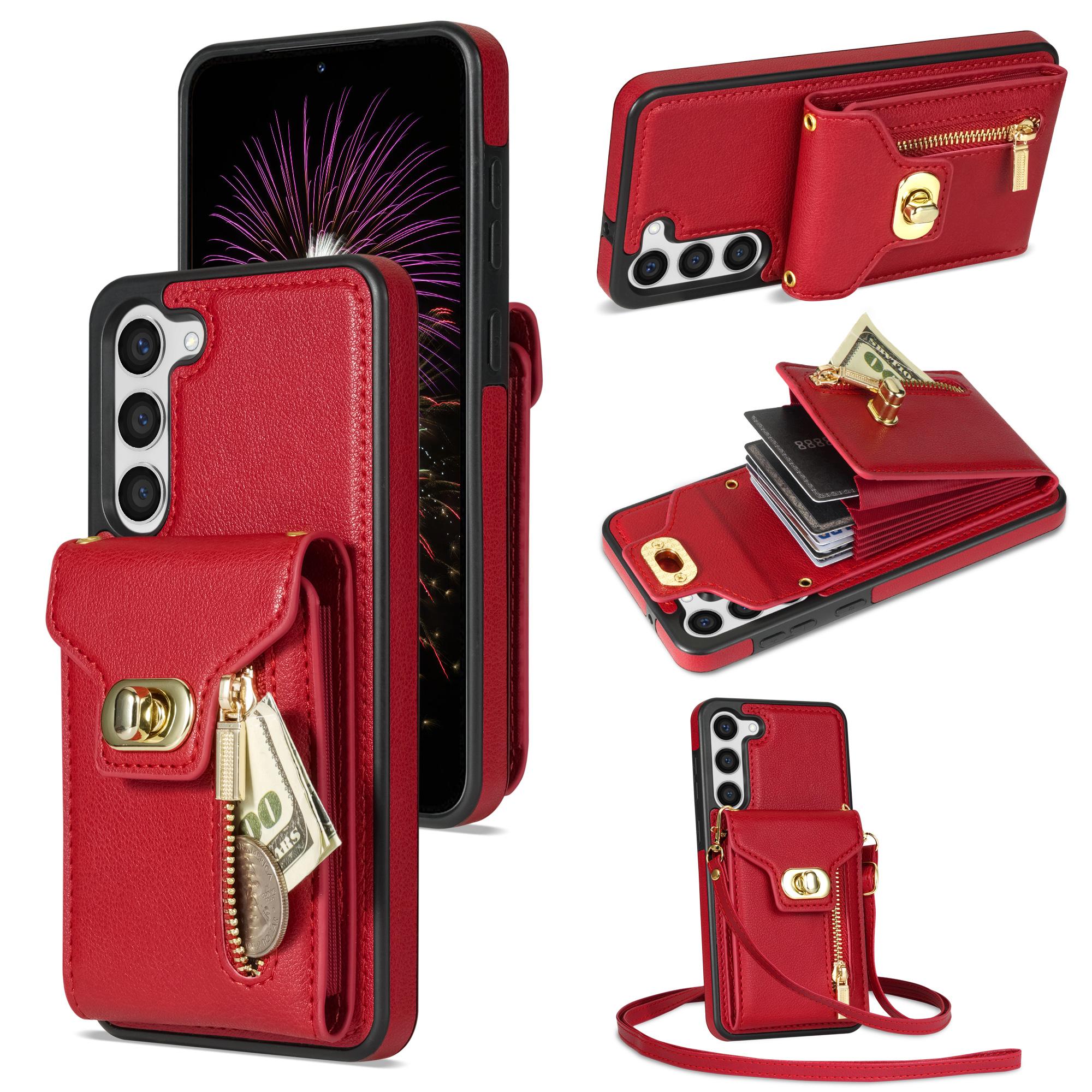 Crossbody Cards Solt Leather Zipper Wallet Case For Samsung Galaxy A54 A53 A13 A04 A52 5G S23 Ultra S22 S21 Plus S22 Purse Cover For Samsung A04S
Crossbody Cards Solt Leather Zipper Wallet Case For Samsung Galaxy A54 A53 A13 A04 A52 5G S23 Ultra S22 S21 Plus S22 Purse Cover For Samsung A04S