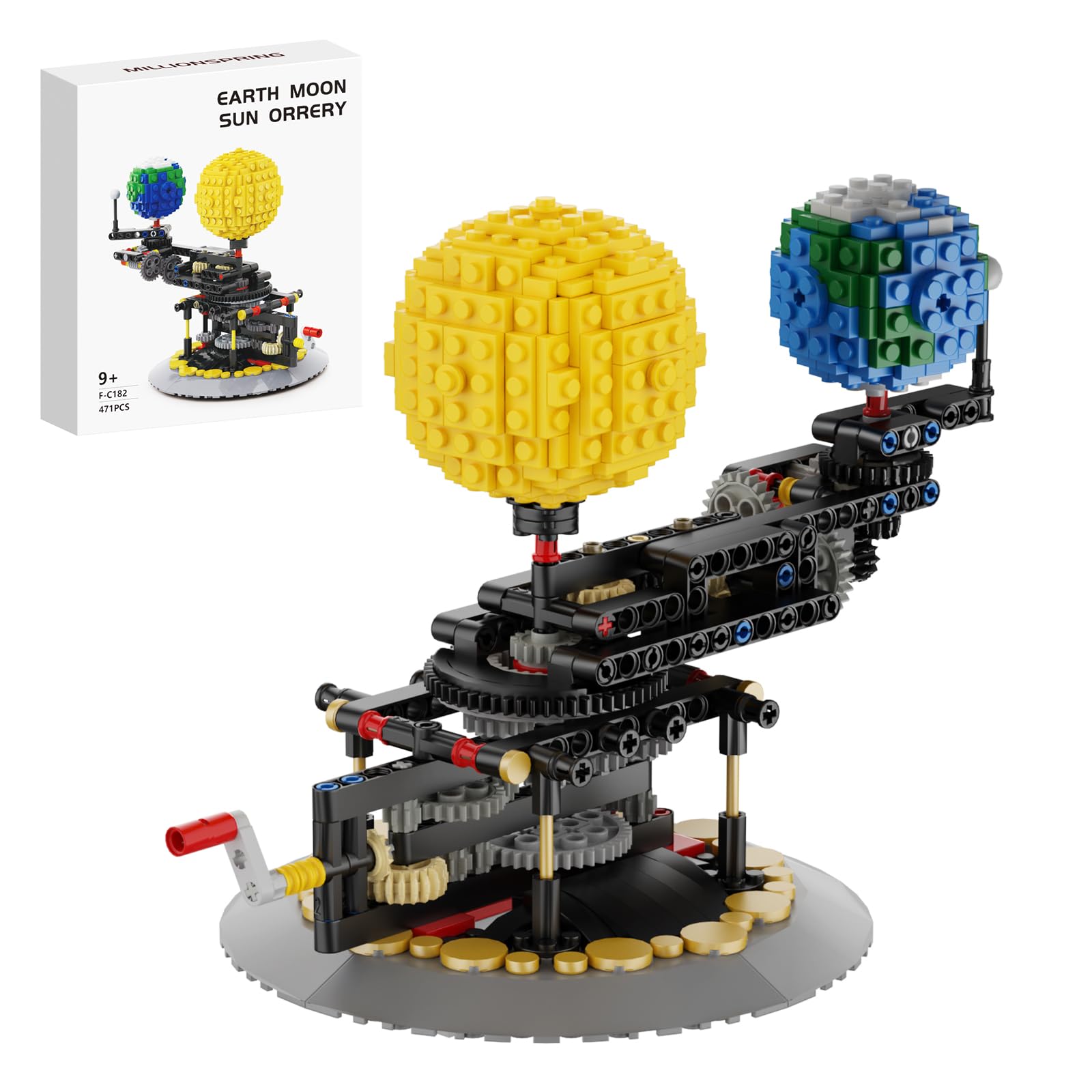 Солнечная система Земля Солнце Луна Игрушка Блок Подарок Lego Вселенная Трисфера Сборочный набор Игрушка Девочки Мальчики Дети Взрослые Рождественский подарок Популярный День рождения
Солнечная система Земля Солнце Луна Игрушка Блок Подарок Lego Вселенная Трисфера Сборочный набор Игрушка Девочки Мальчики Дети Взрослые Рождественский подарок Популярный День рождения